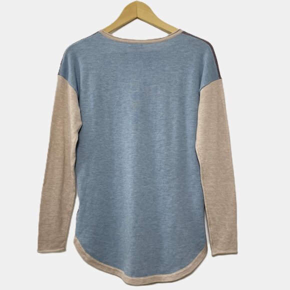 Smartwool Shadow Pine Colorblock Merino Wool Sweater - Picture 4 of 11